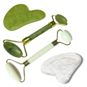 Zen Arôme, beauté bio, rouleau en jade, jade, cristal, quartz, jade vert, jade blanc, roller, rouleau, roller en jade, gua sha, médecine chinoise, yoga du visage