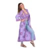 kimono yoga, kimono om, kimono violet, kimono mauve, kimono orange, kimono vert, kimono bleu, kimono plage, kimono boheme, kimono bohème, Top & Kimono long pour femme bohème motif Om pour le Yoga