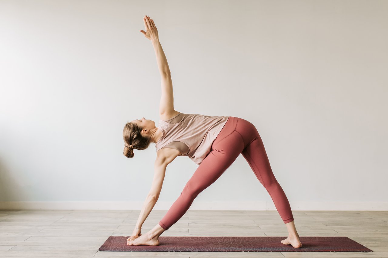 Yoga en Trikonasana